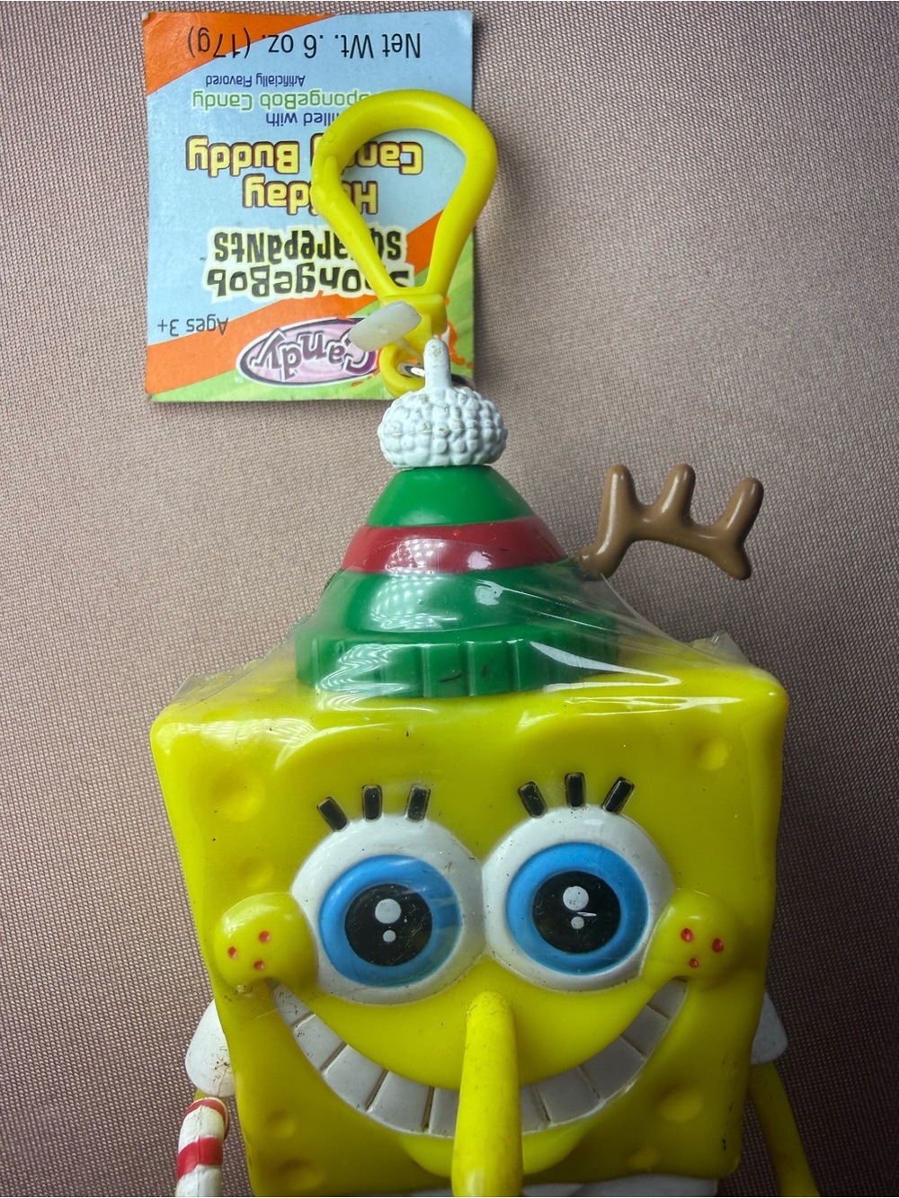Spongebob Squarepants Vintage 2003 Christmas Candy Ornament Viacom NWT - Picture 3 of 10